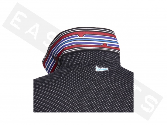 Polo Shirt V-Stripes VESPA Men Black